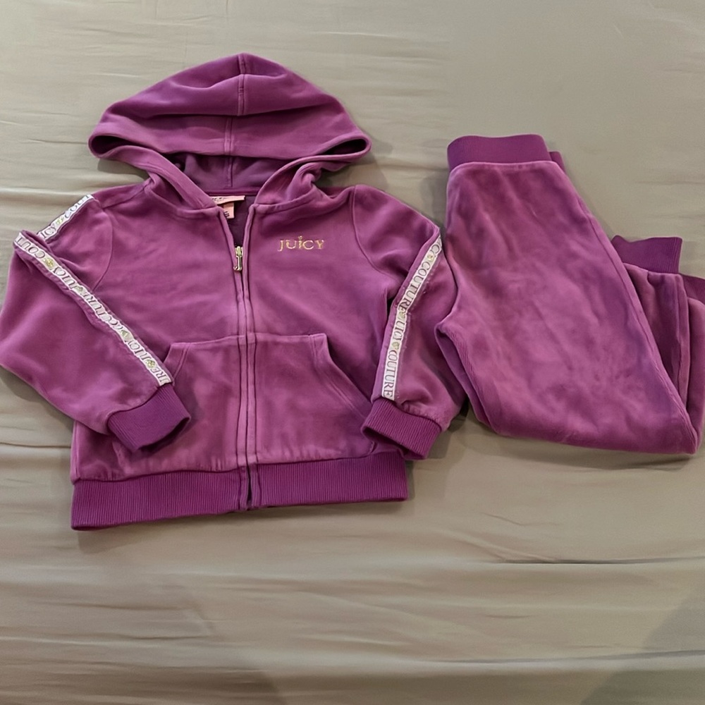 Girls Juicy Couture Tracksuit sweater pants